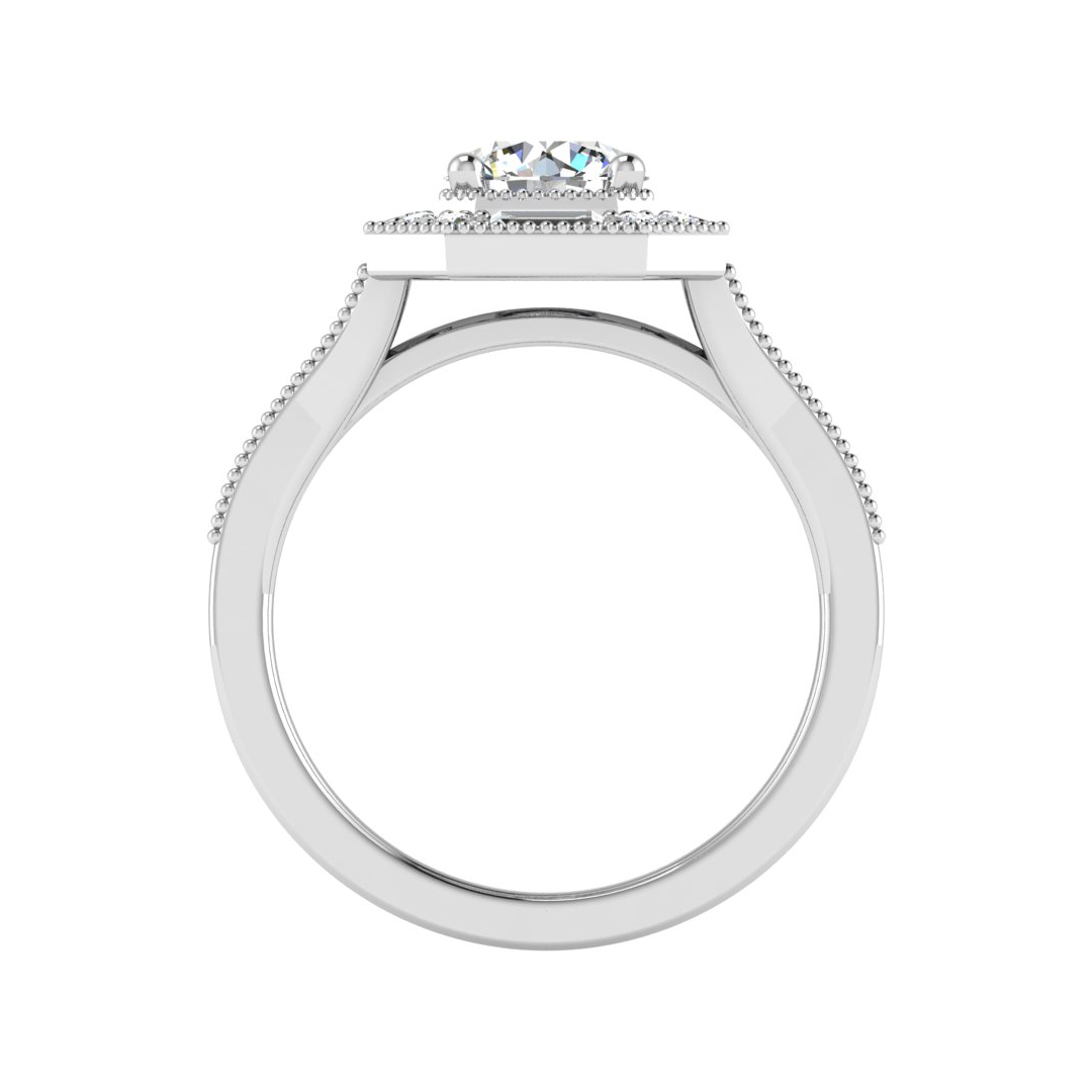 Willa Halo Engagement Ring